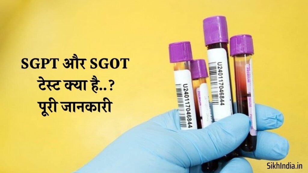 sgpt test and sgot test in hindi
